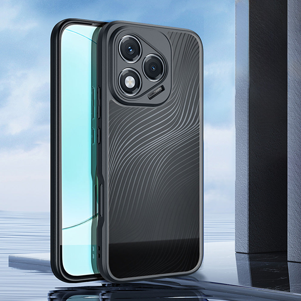 Handyhülle für Honor 400 Lite, Dux Ducis Aimo, Schwarz und Transparent