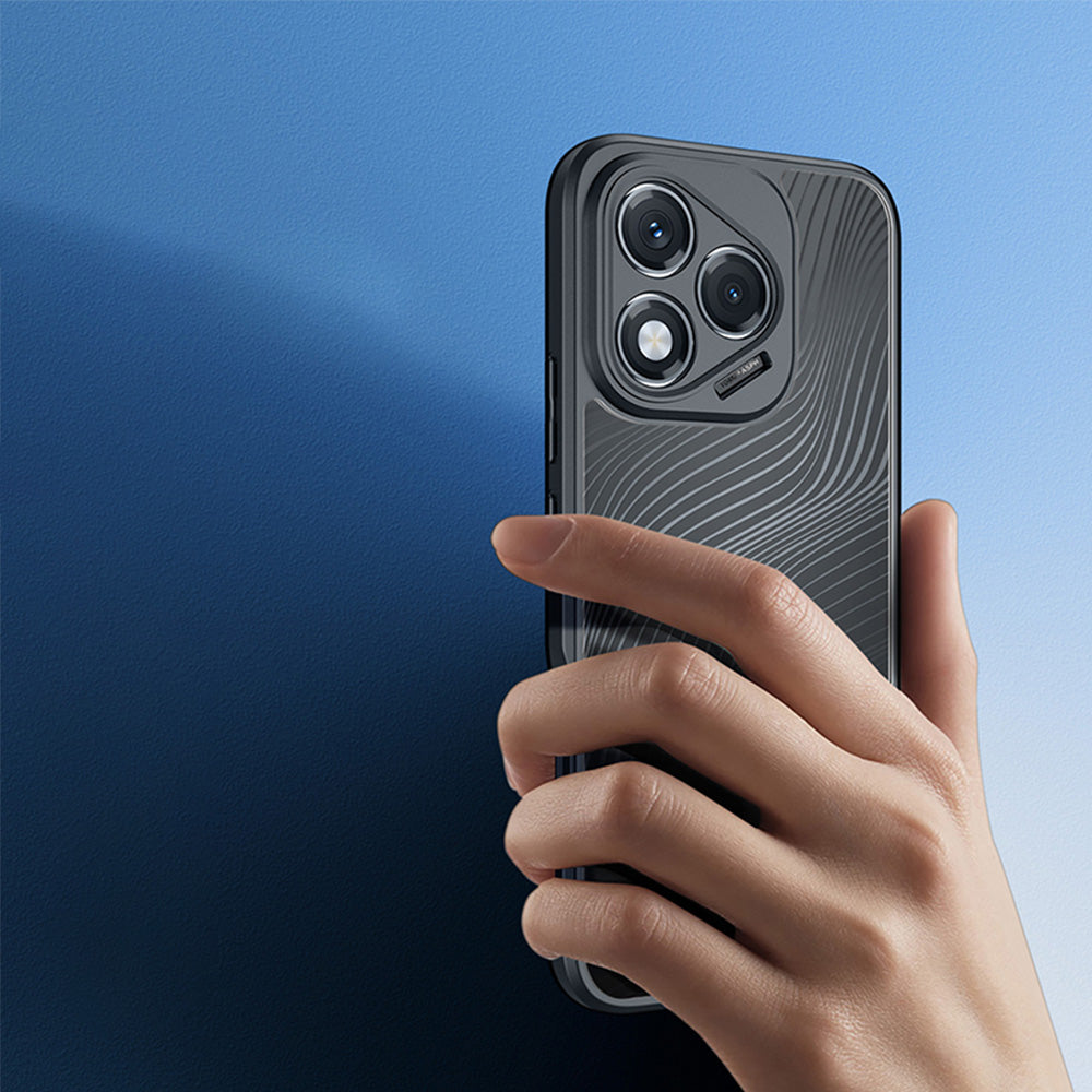 Handyhülle für Honor 400 Lite, Dux Ducis Aimo, Schwarz und Transparent