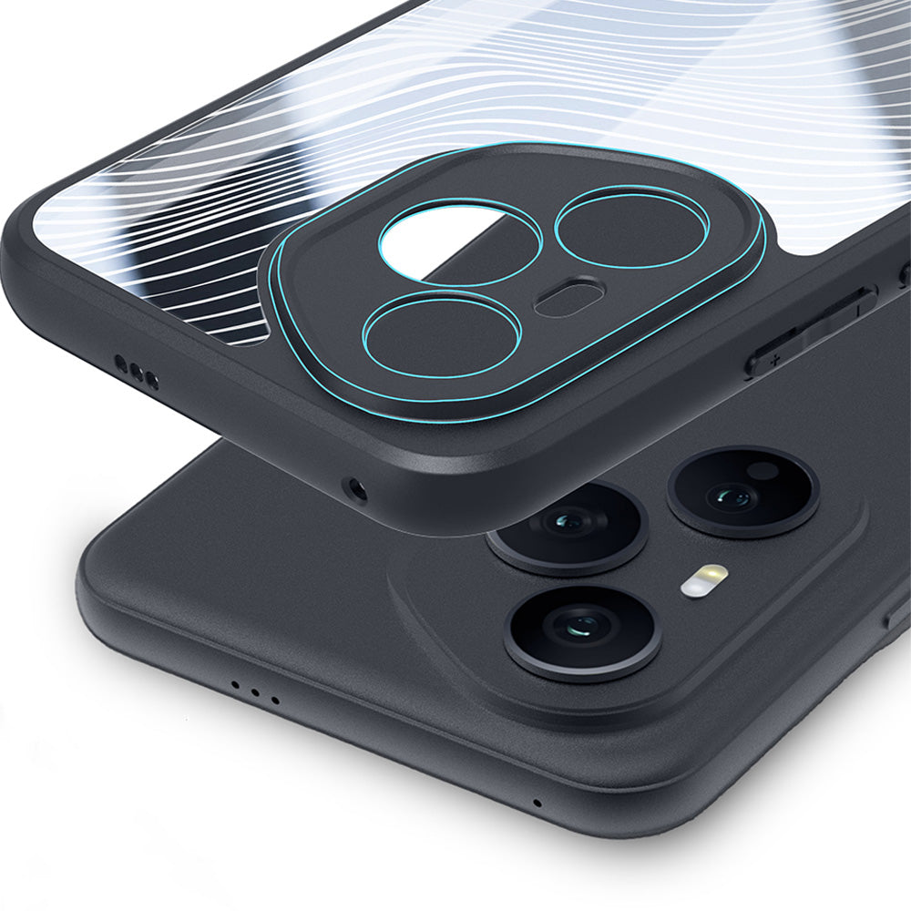 Handyhülle für Honor 400 Pro, Dux Ducis Aimo, Schwarz-Transparent