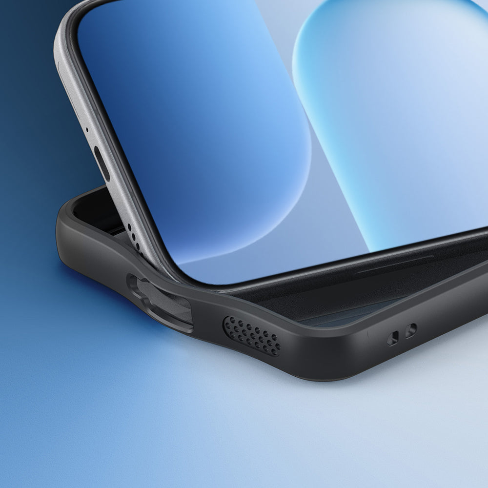 Handyhülle für Honor 600 Lite / X80i, Dux Ducis Aimo, Transparent mit Schwarzen Rahmen