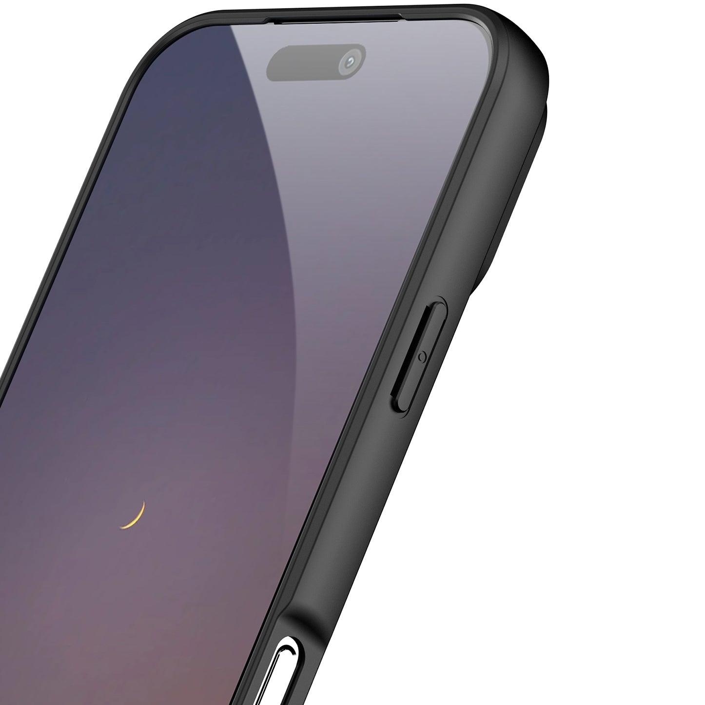 Handyhülle für iPhone 17 Pro, Dux Ducis Aimo, Transparent mit schwarzen Rahmen