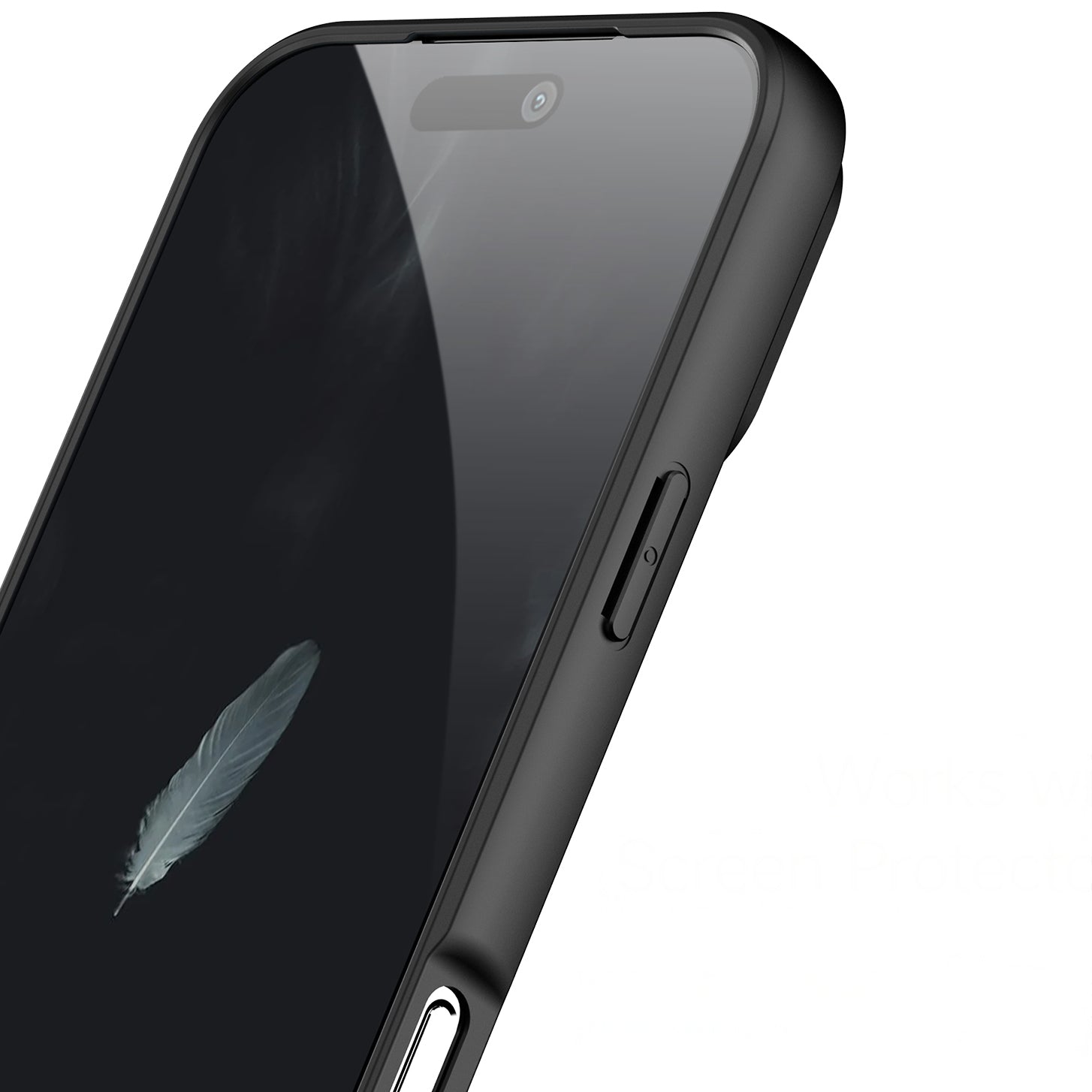 Handyhülle für iPhone 17 Pro Max, Dux Ducis Aimo, Transparent mit schwarzen Rahmen