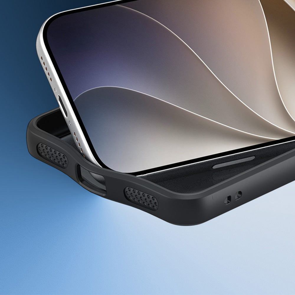 Handyhülle für iPhone 18 Pro / 17 Pro, Dux Ducis Aimo, Transparent-Schwarz (10/10)