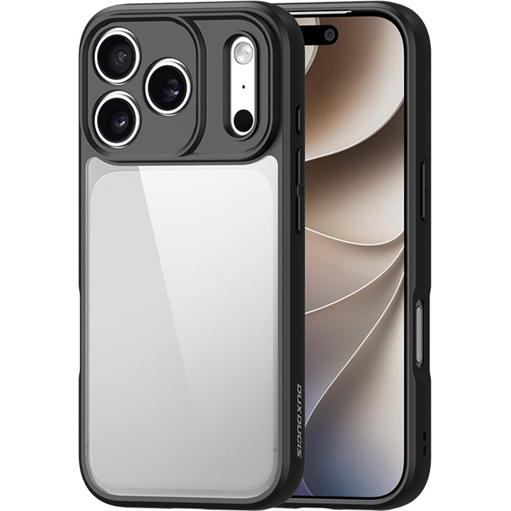 Handyhülle für iPhone 18 Pro / 17 Pro, Dux Ducis Aimo, Transparent-Schwarz (4/10)
