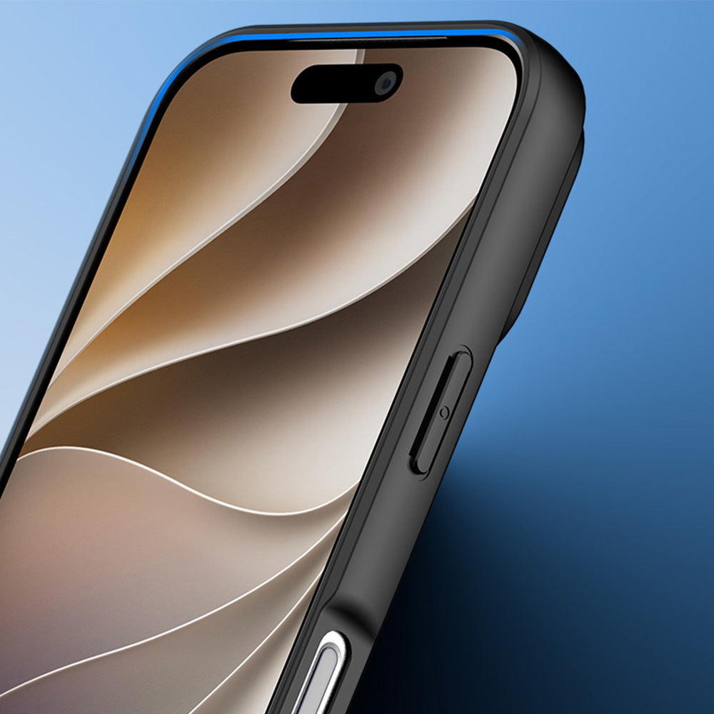 Handyhülle für iPhone 18 Pro Max / 17 Pro Max, Dux Ducis Aimo, Transparent-Schwarz (9/10)