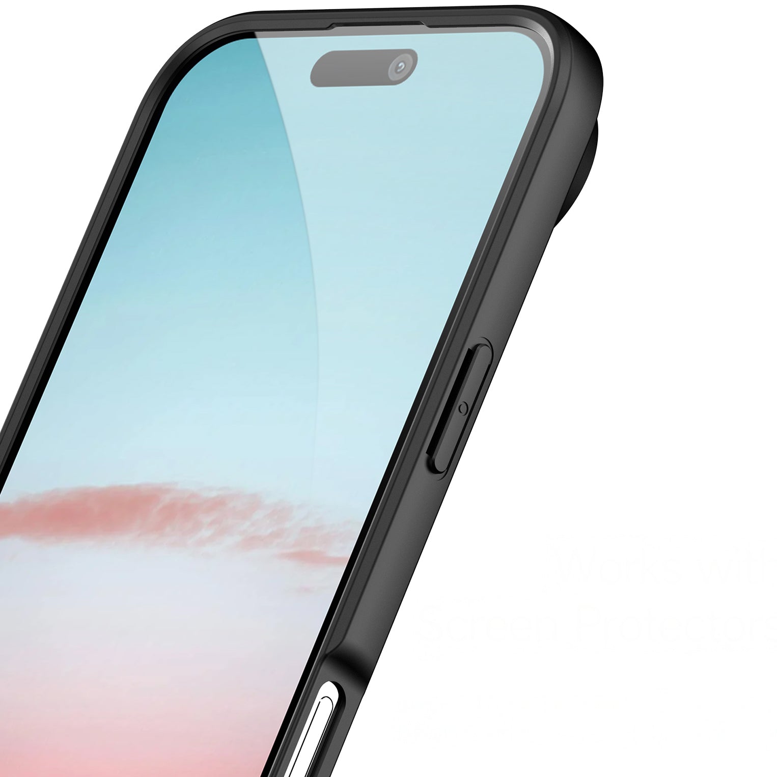 Handyhülle für iPhone Air, Dux Ducis Aimo, Transparent mit schwarzen Rahmen