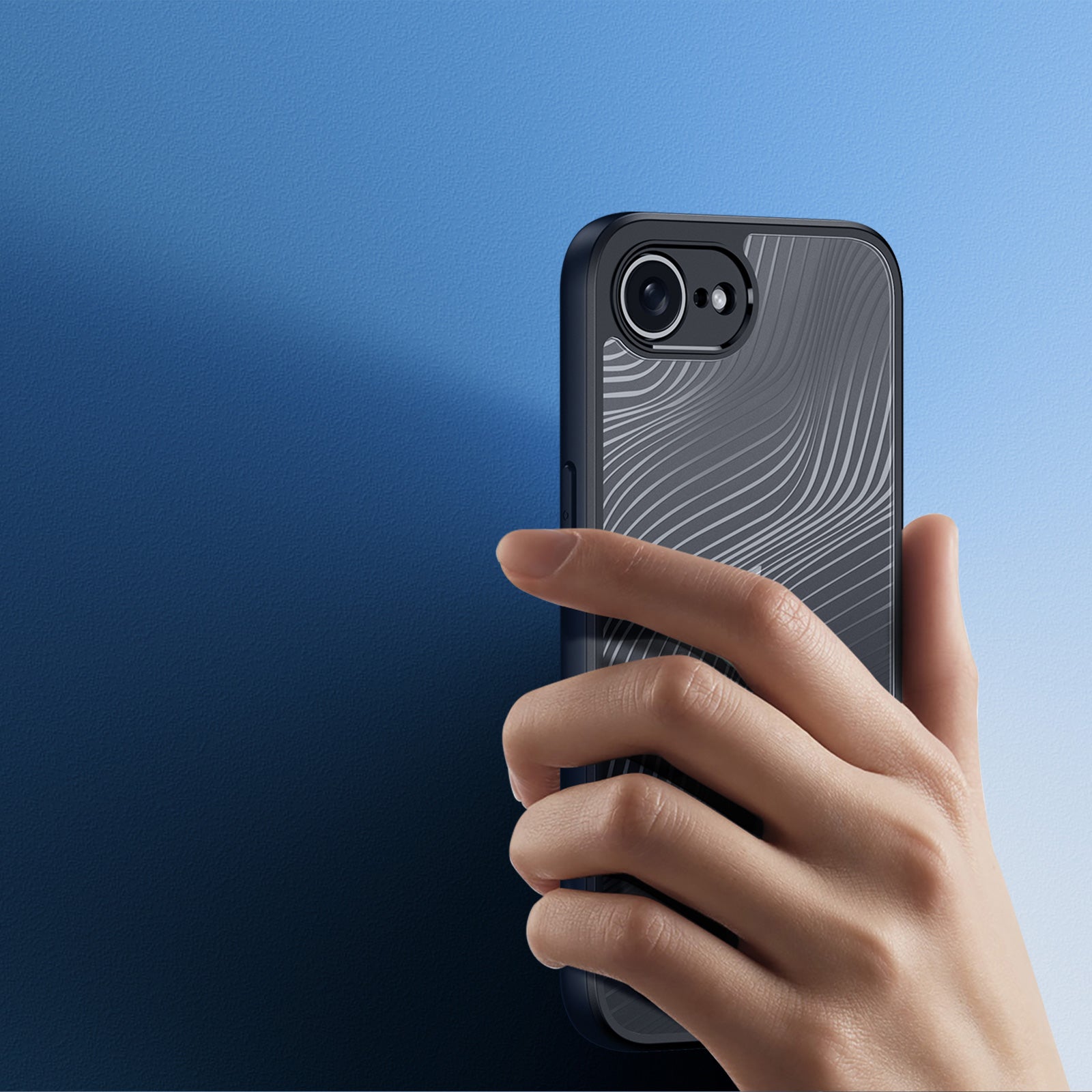 Handyhülle für iPhone 17e / 16e, Dux Ducis Aimo, Schwarz und Transparent