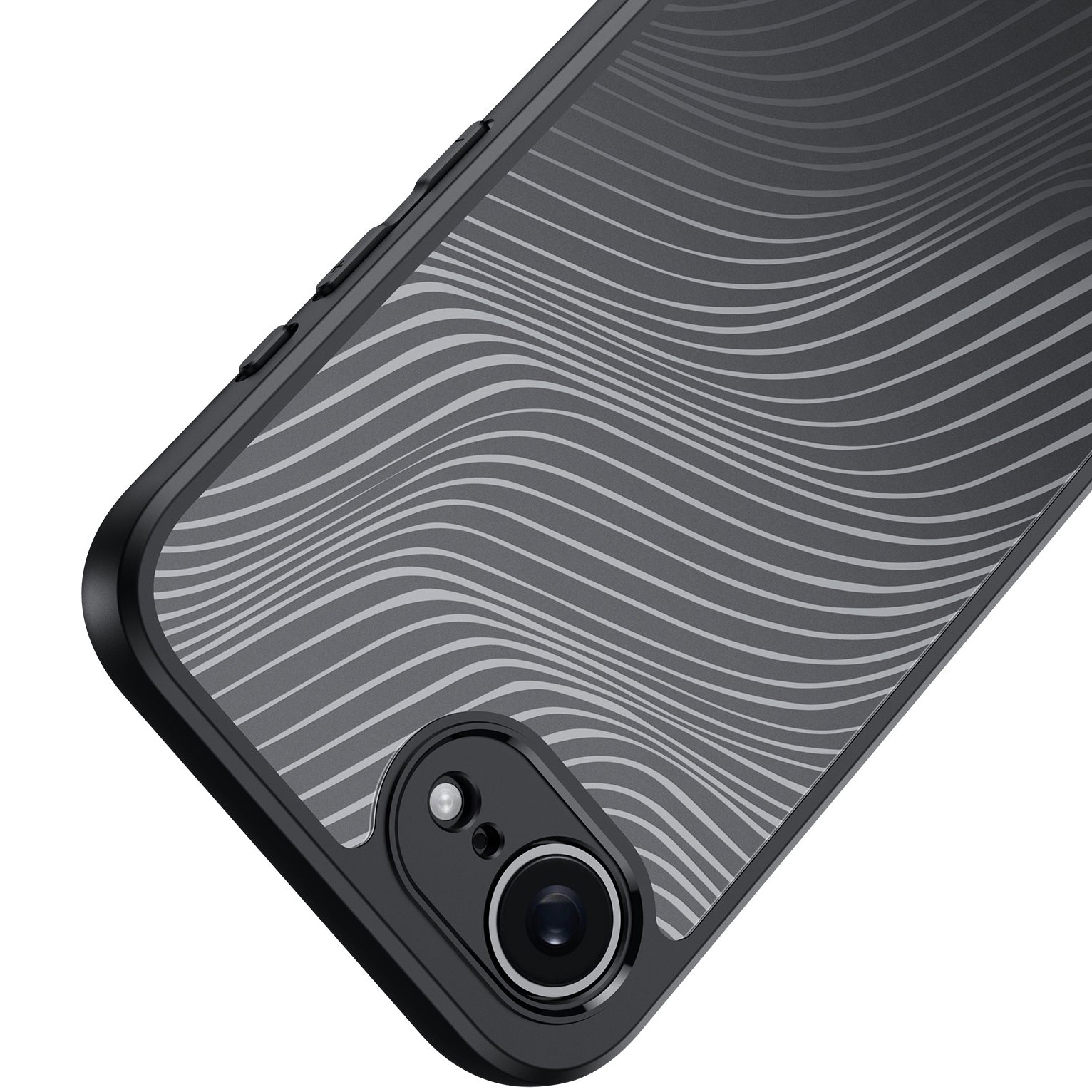Handyhülle für iPhone 17e / 16e, Dux Ducis Aimo, Schwarz und Transparent