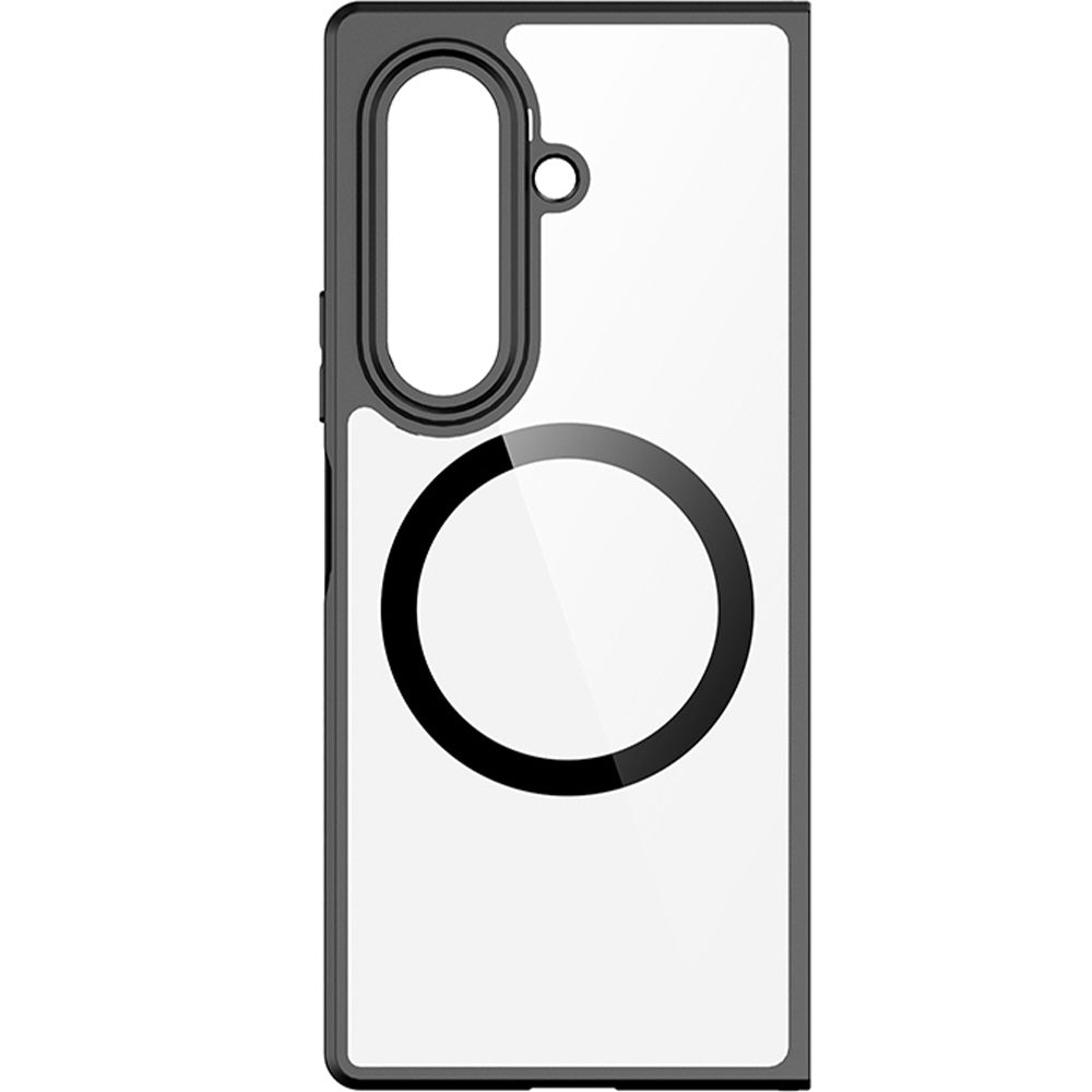 Handyhülle für Galaxy Z Fold8 Ultra, Dux Ducis Aimo Mag, Transparent mit Schwarzen Rahmen