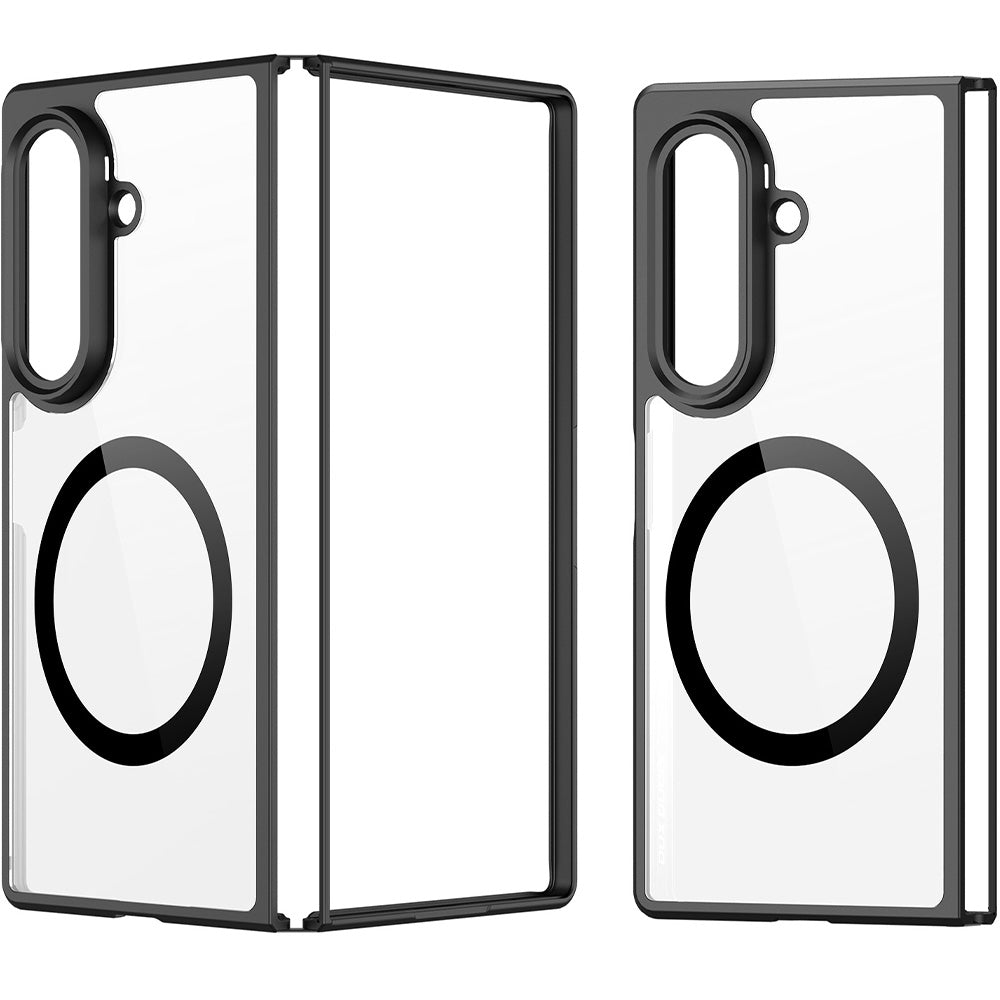 Handyhülle für Galaxy Z Fold8 Ultra, Dux Ducis Aimo Mag, Transparent mit Schwarzen Rahmen