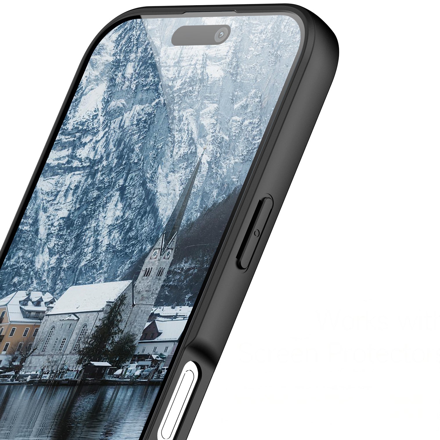 Handyhülle für iPhone 17, Dux Ducis Aimo Mag, Transparent mit schwarzen Rahmen