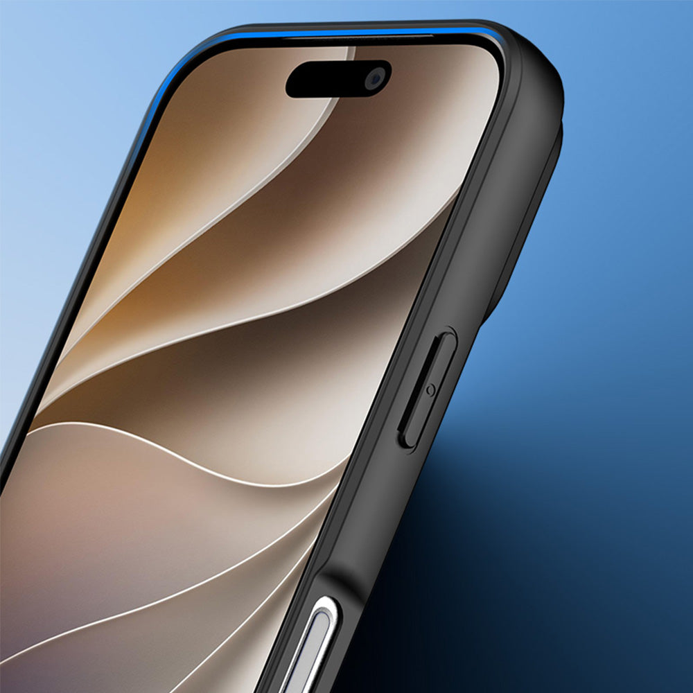 Handyhülle für iPhone 18 Pro / 17 Pro, Dux Ducis Aimo Mag, Transparent-Schwarz (10/11)