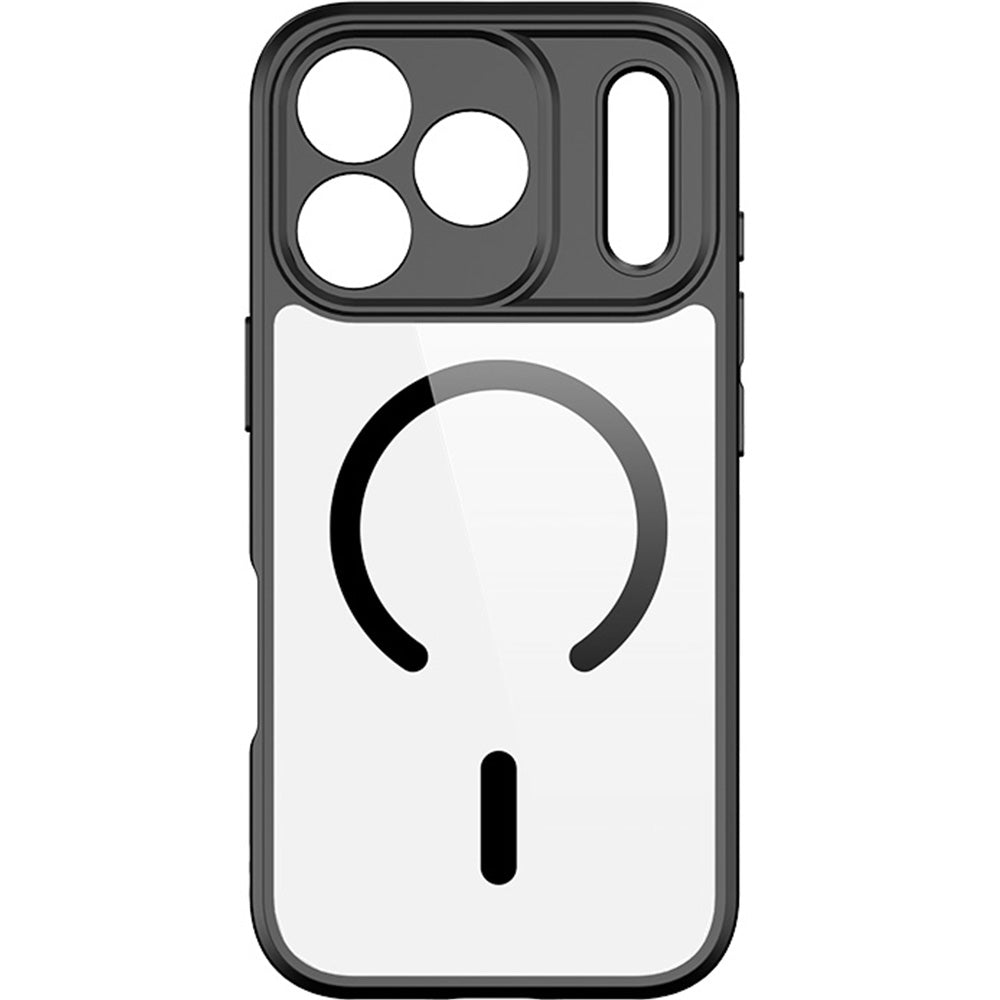 Handyhülle für iPhone 18 Pro / 17 Pro, Dux Ducis Aimo Mag, Transparent-Schwarz (4/11)