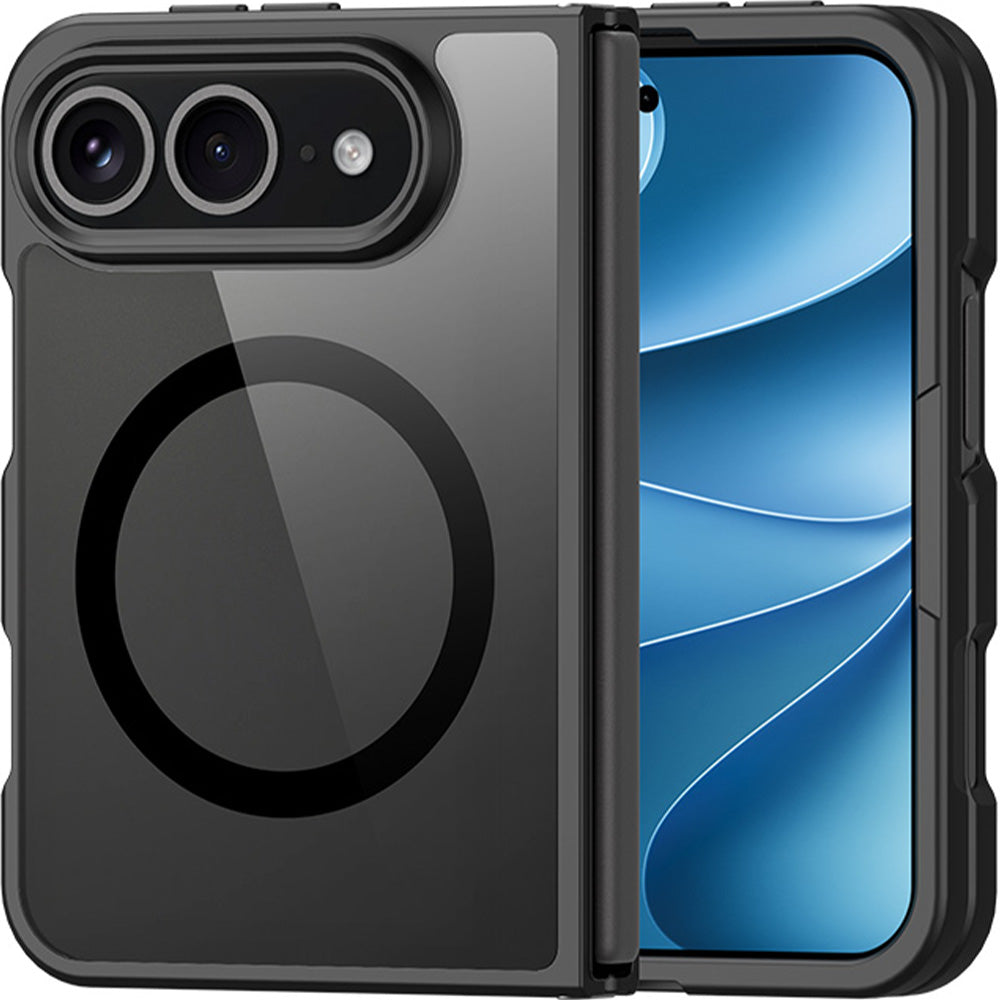 Handyhülle für iPhone Duo, Dux Ducis Aimo Mag, Transparent-Schwarz (1/10)