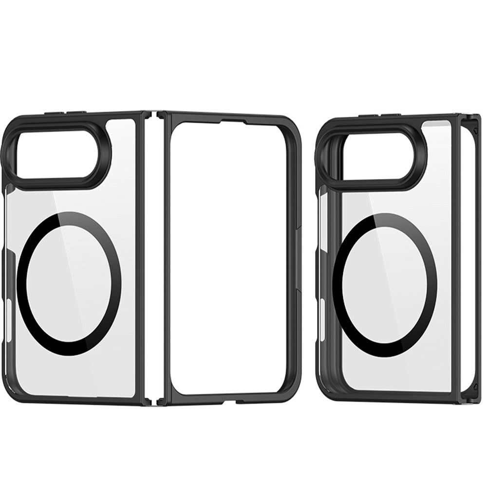 Handyhülle für iPhone Duo, Dux Ducis Aimo Mag, Transparent-Schwarz (3/10)
