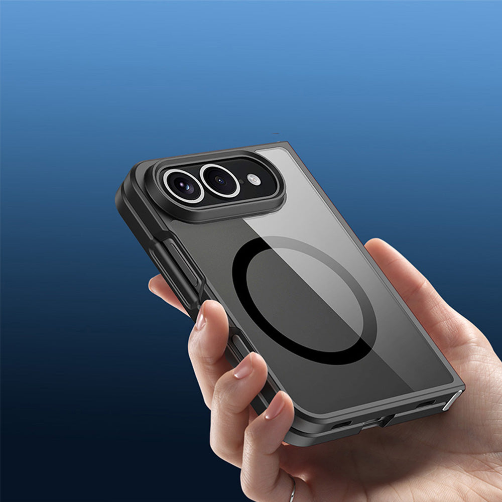 Handyhülle für iPhone Duo, Dux Ducis Aimo Mag, Transparent-Schwarz (6/10)