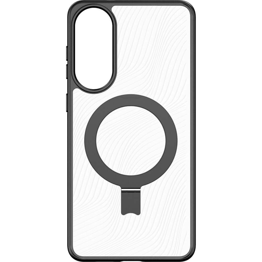 Handyhülle für Galaxy S25 Edge, Dux Ducis Aimo Mag Magnetic Stand, Schwarz