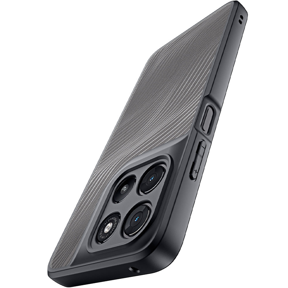 Handyhülle für Motorola Moto G67 Power / G57 Power / G100 / G100S, Dux Ducis Aimo, Transparent mit Schwarzen Rahmen