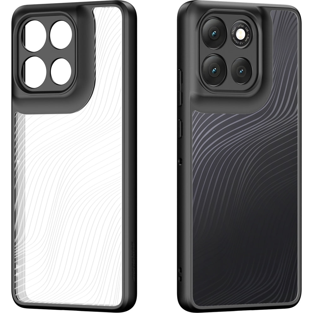 Handyhülle für Motorola Moto G86/G86 Power, Dux Ducis Aimo, Schwarz-Transparent