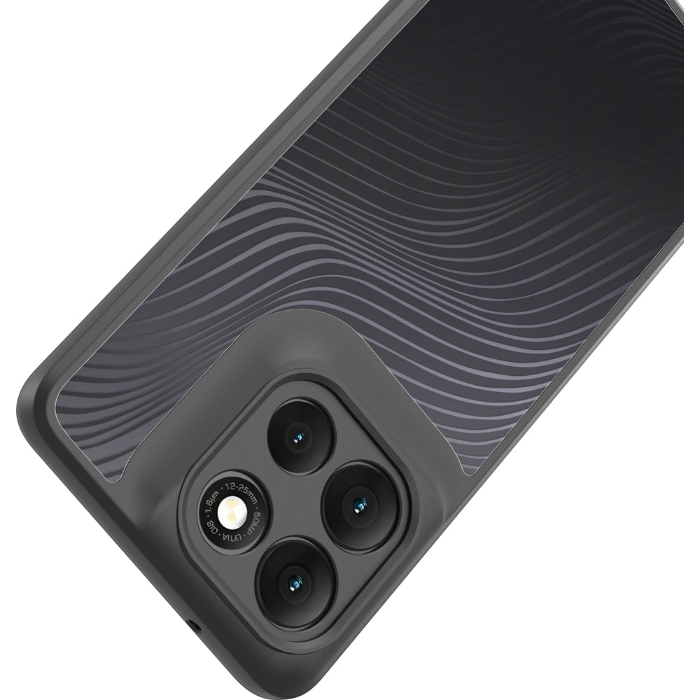 Handyhülle für Motorola Moto G86/G86 Power, Dux Ducis Aimo, Schwarz-Transparent