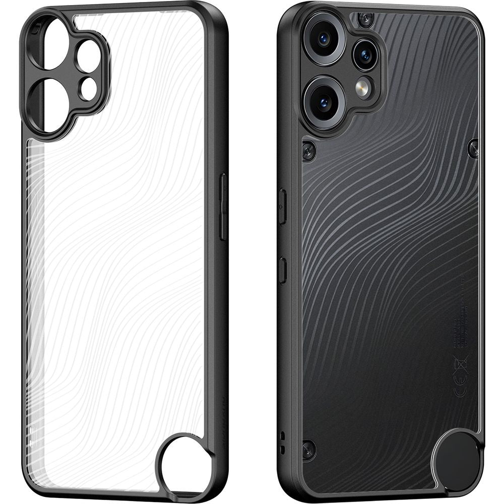 Handyhülle für Nothing CMF Phone 2 Pro, Dux Ducis Aimo, Schwarz und Transparent