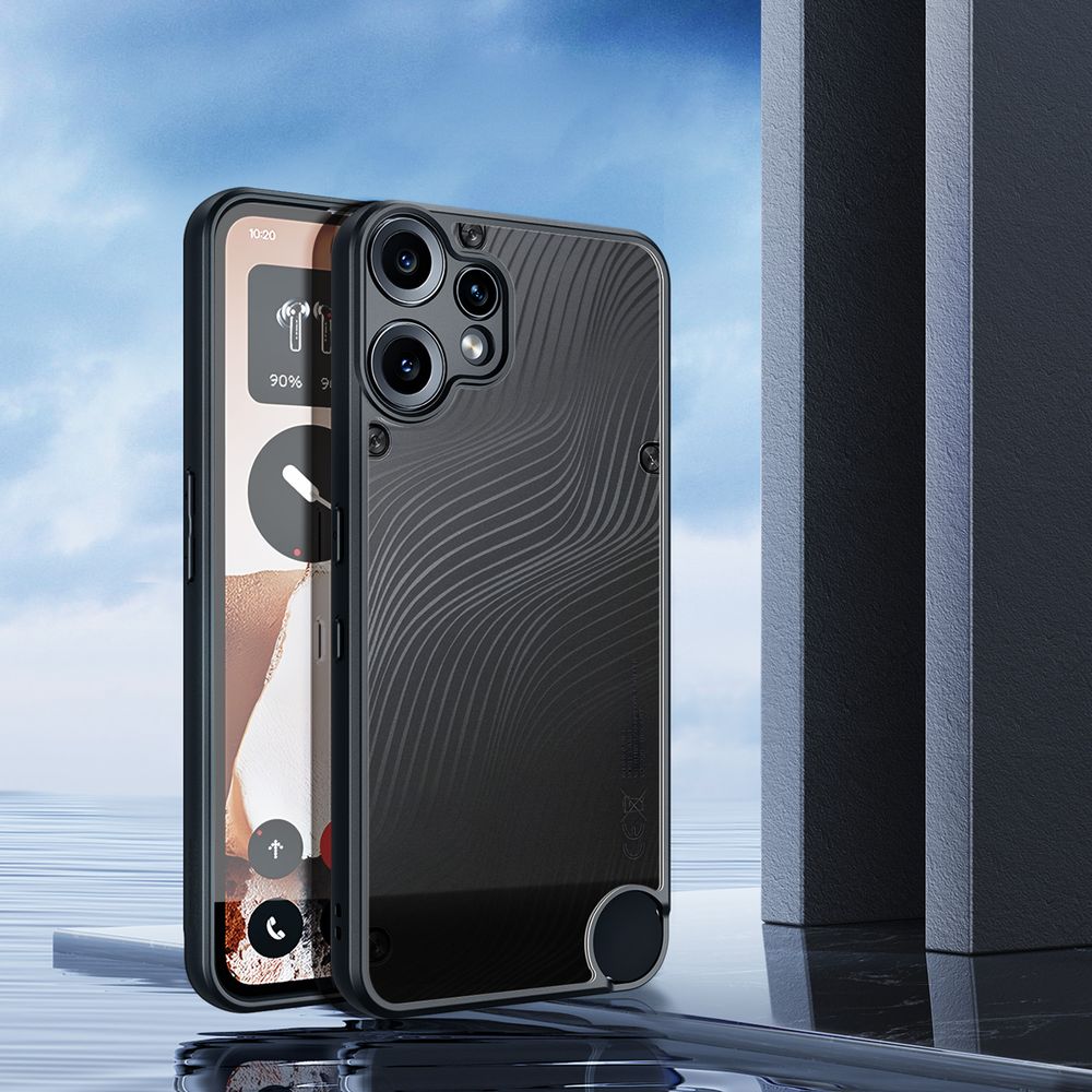 Handyhülle für Nothing CMF Phone 2 Pro, Dux Ducis Aimo, Schwarz und Transparent
