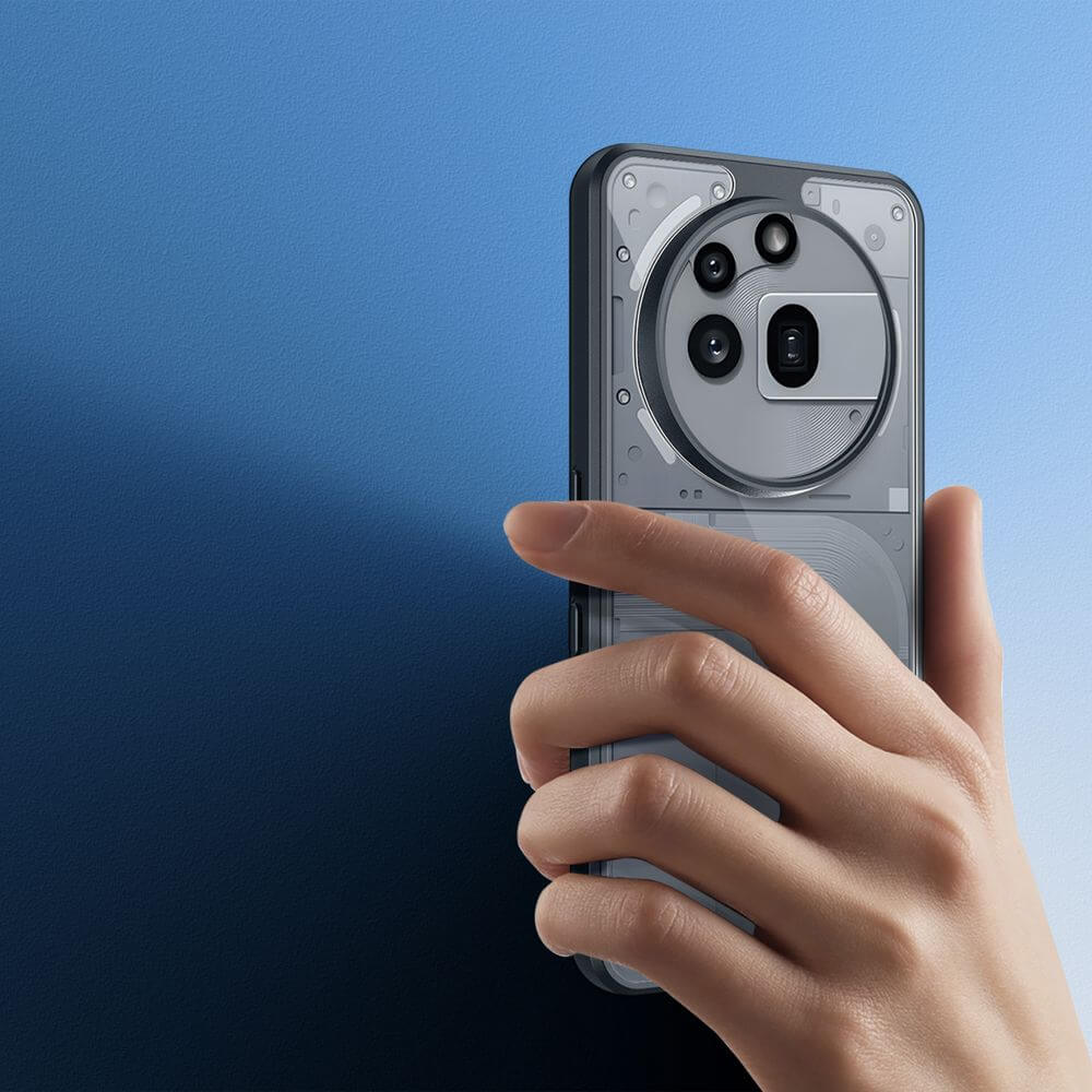 Handyhülle für Nothing Phone 3a Pro, Dux Ducis Aimo, Transparent mit Schwarzem Rahmen