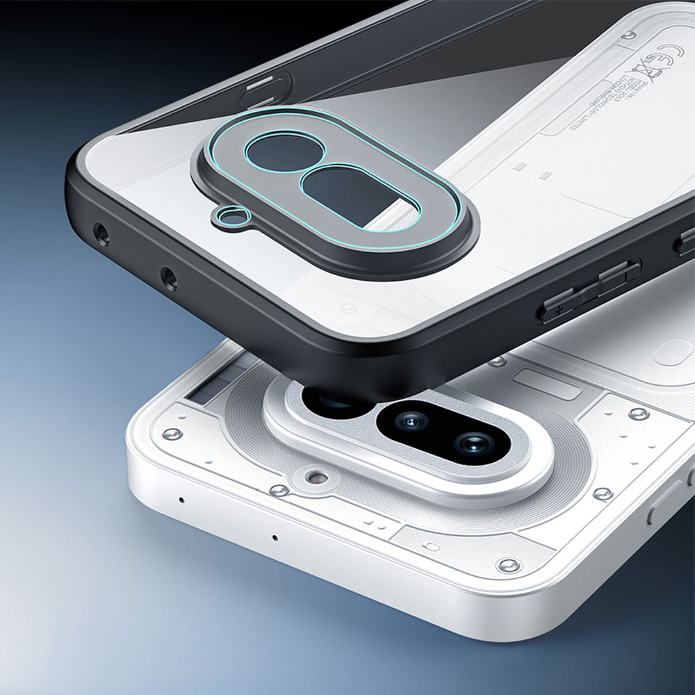 Handyhülle für Nothing Phone (4a), Dux Ducis Aimo, Transparent mit Schwarzen Rahmen