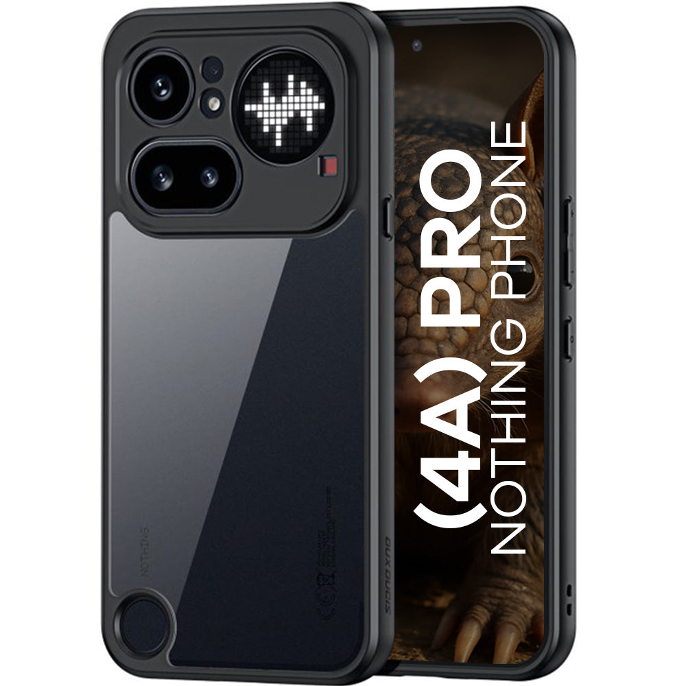 Handyhülle für Nothing Phone (4a) Pro, Dux Ducis Aimo, Transparent mit Schwarzen Rahmen