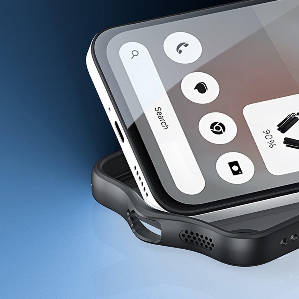 Handyhülle für Nothing Phone (4b), Dux Ducis Aimo, Transparent-Schwarz (8/8)