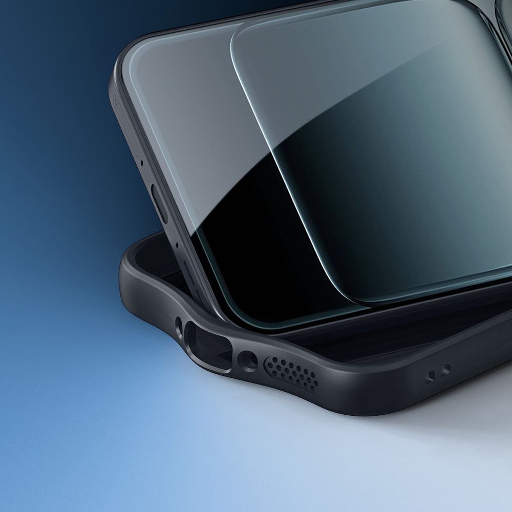 Handyhülle für OnePlus 15, Dux Ducis Aimo, Transparent mit schwarzen Rahmen
