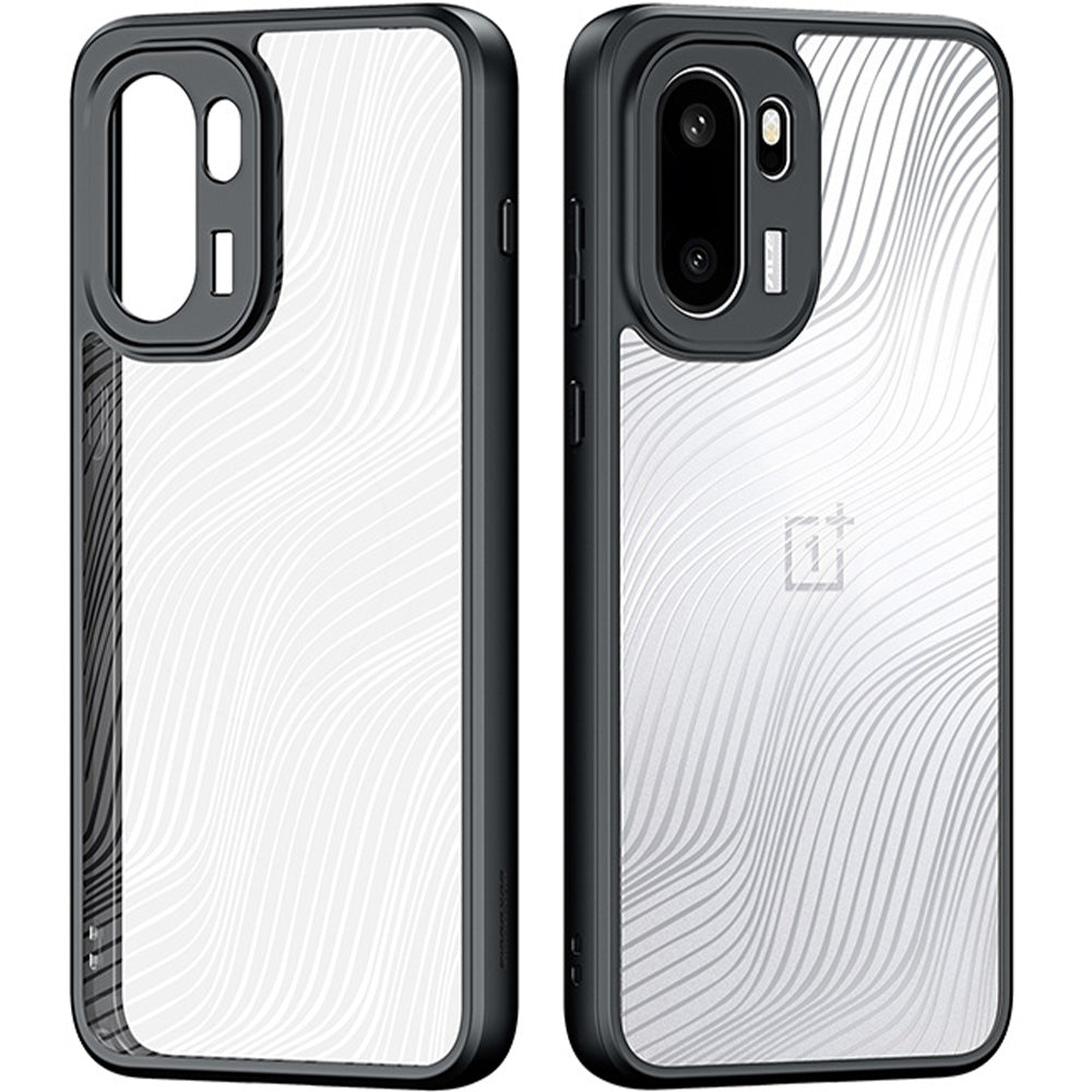 Handyhülle für OnePlus 15R, Dux Ducis Aimo, Transparent mit Schwarzen Rahmen