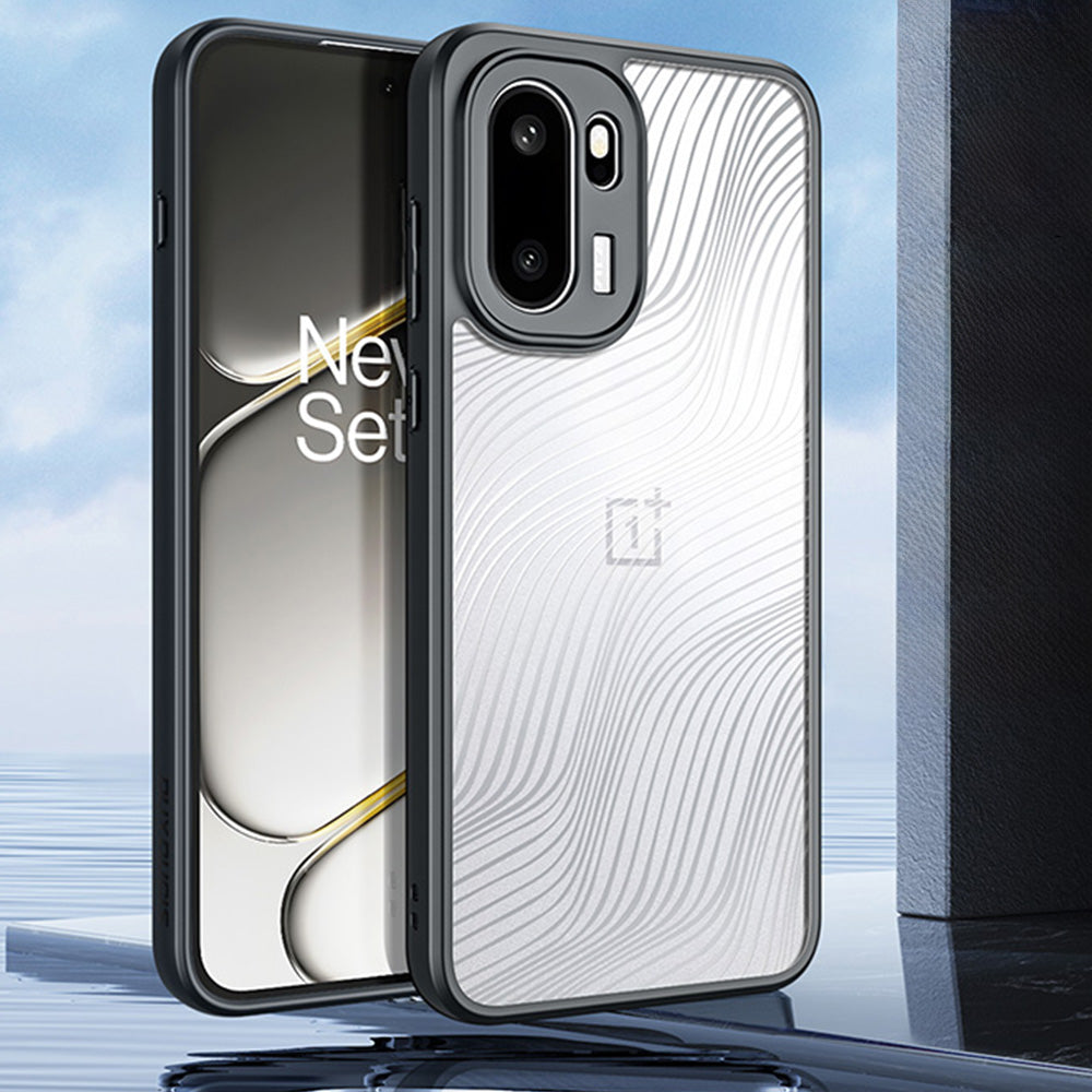 Handyhülle für OnePlus 15R, Dux Ducis Aimo, Transparent mit Schwarzen Rahmen