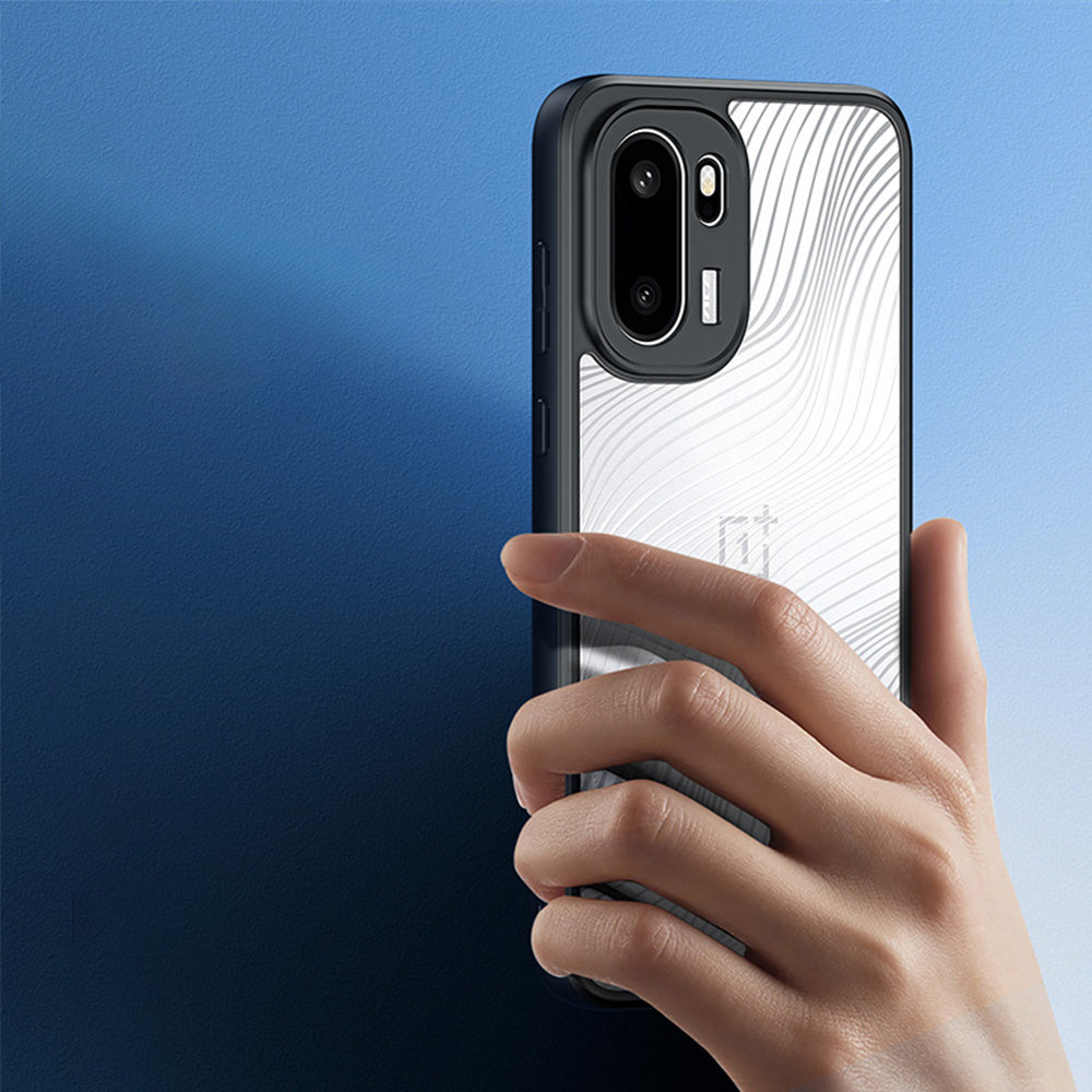 Handyhülle für OnePlus 15R, Dux Ducis Aimo, Transparent mit Schwarzen Rahmen