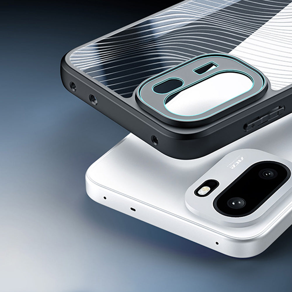 Handyhülle für OnePlus 15R, Dux Ducis Aimo, Transparent mit Schwarzen Rahmen