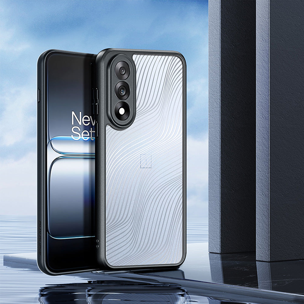 Handyhülle für OnePlus Nord 5, Dux Ducis Aimo, Transparent mit Schwarzem Rahmen
