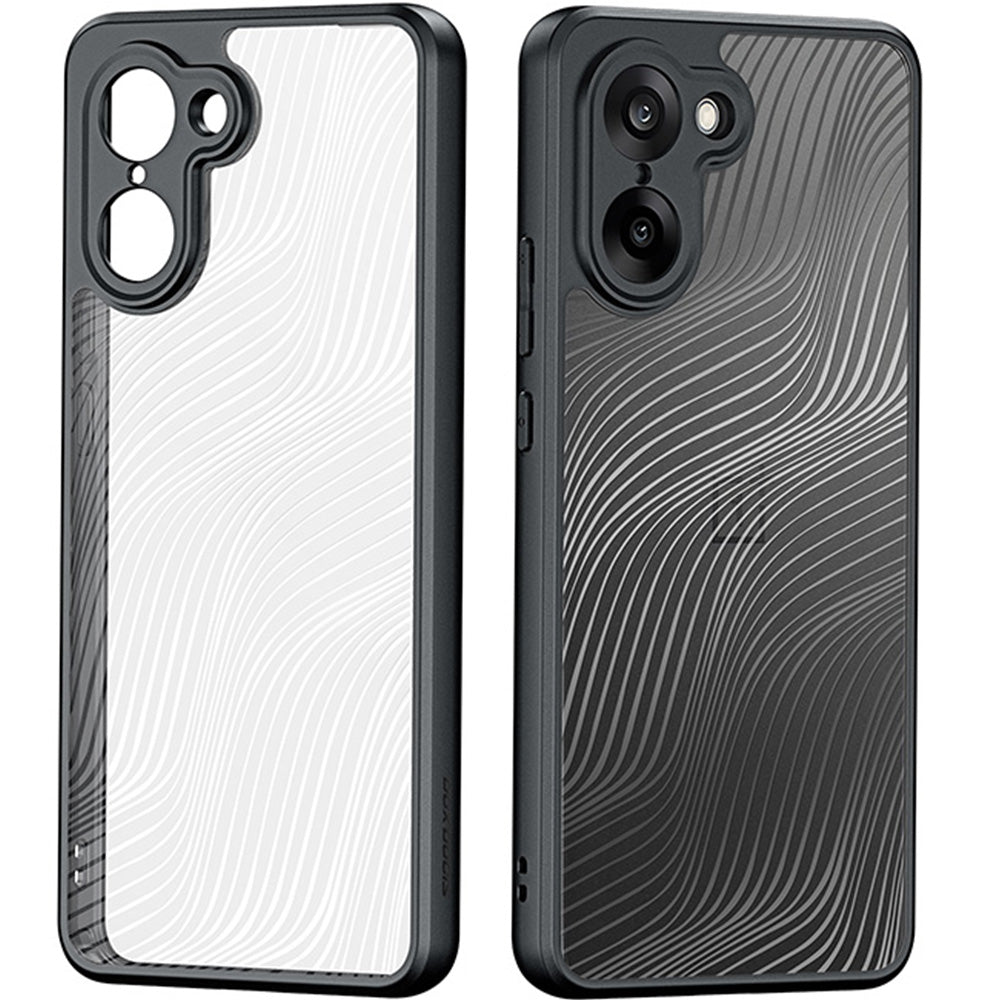 Handyhülle für OnePlus Nord CE5, Dux Ducis Aimo, Transparent mit Schwarzem Rahmen