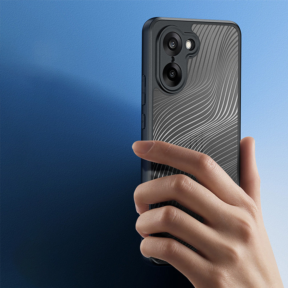 Handyhülle für OnePlus Nord CE5, Dux Ducis Aimo, Transparent mit Schwarzem Rahmen