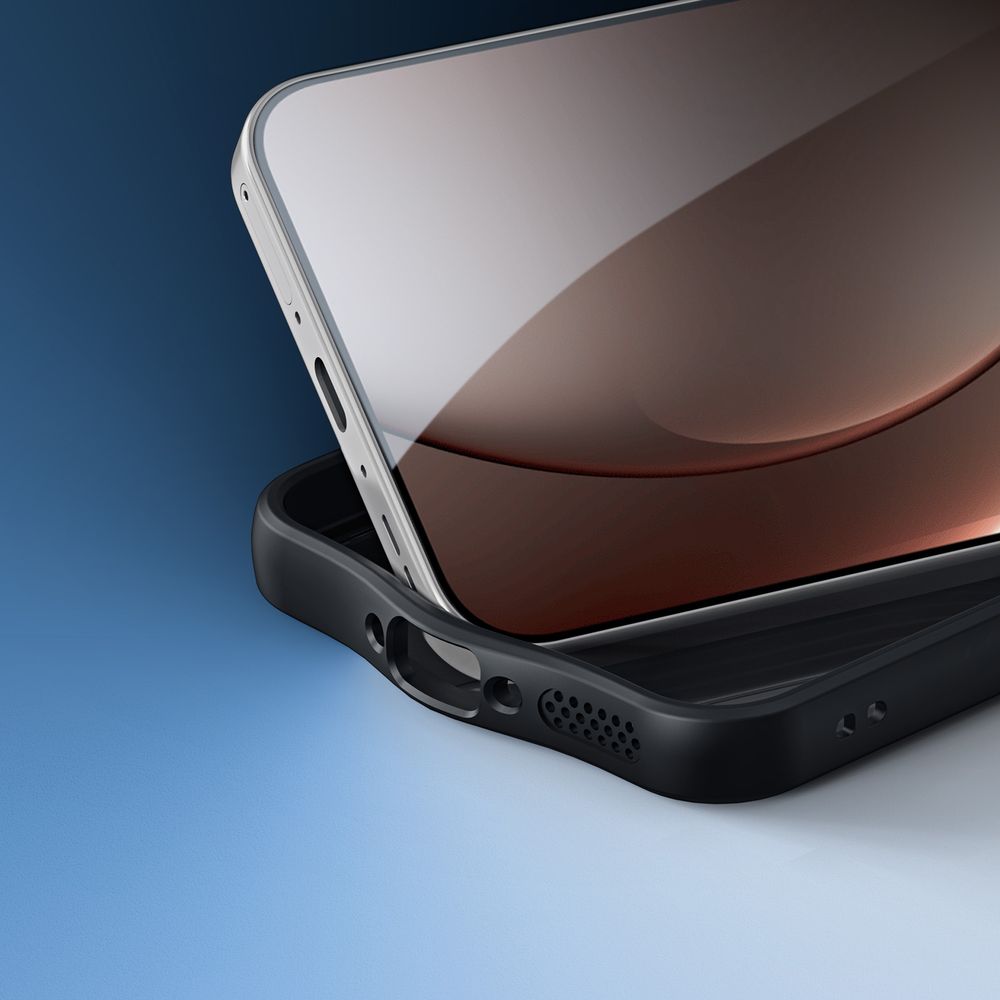 Handyhülle für Oppo Find X9, Dux Ducis Aimo, Transparent mit schwarzen Rahmen