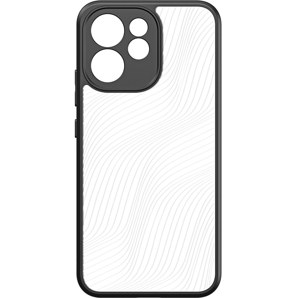 Handyhülle für Oppo Reno 15 F / 15 FS, Dux Ducis Aimo, Transparent mit Schwarzen Rahmen