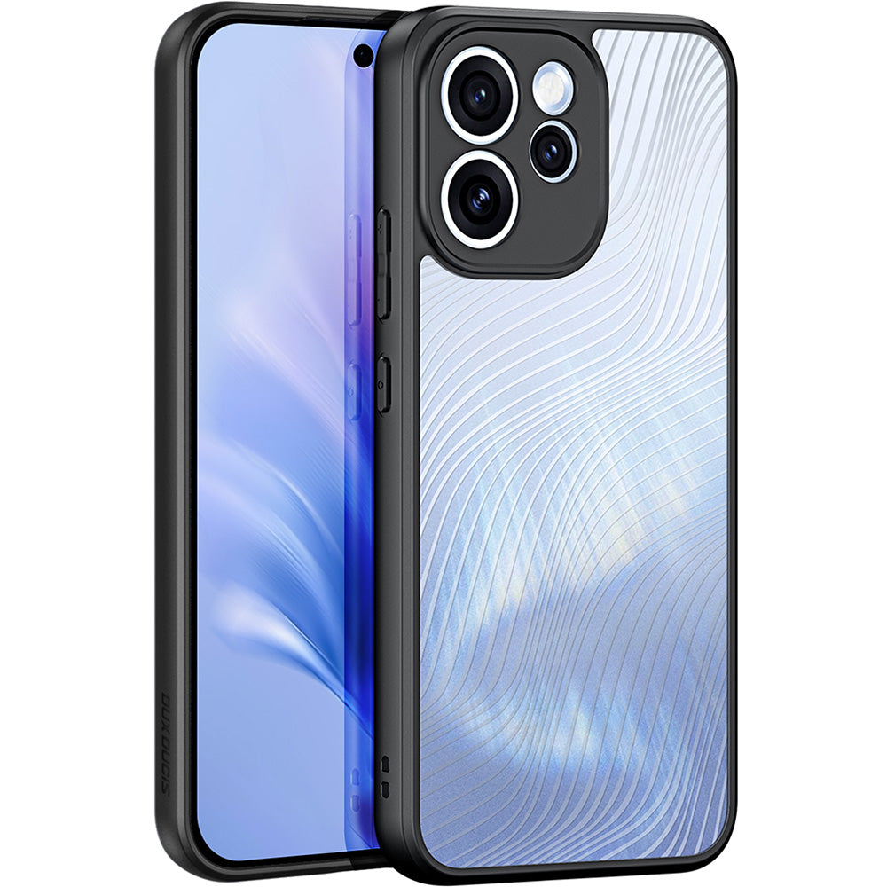 Handyhülle für Oppo Reno 15 F / 15 FS, Dux Ducis Aimo, Transparent mit Schwarzen Rahmen