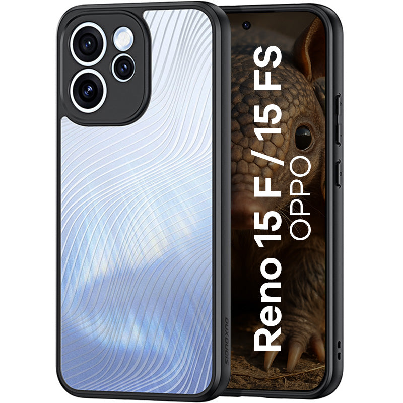 Handyhülle für Oppo Reno 15 F / 15 FS, Dux Ducis Aimo, Transparent mit Schwarzen Rahmen