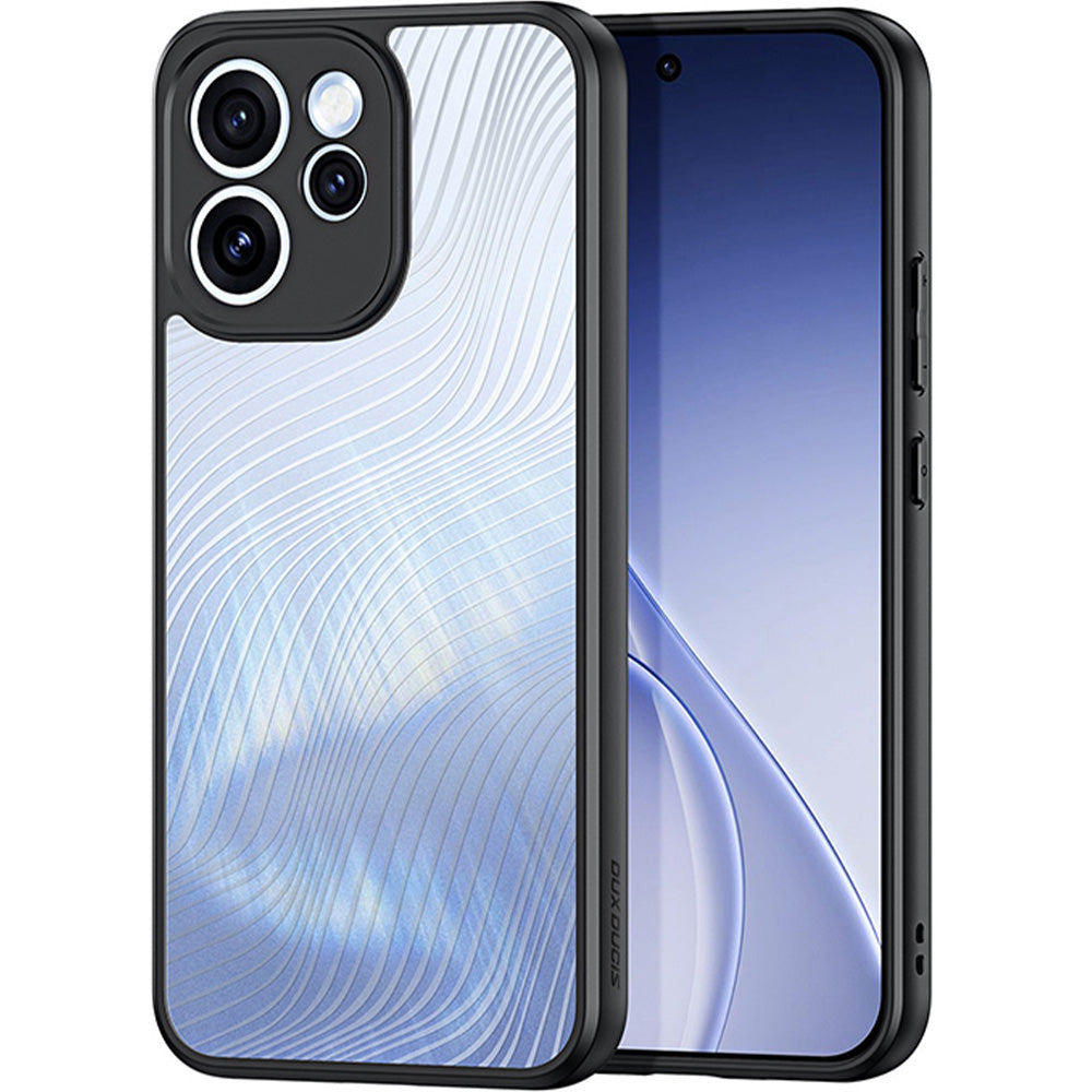 Handyhülle für Oppo Reno 15 F / 15 FS, Dux Ducis Aimo, Transparent mit Schwarzen Rahmen