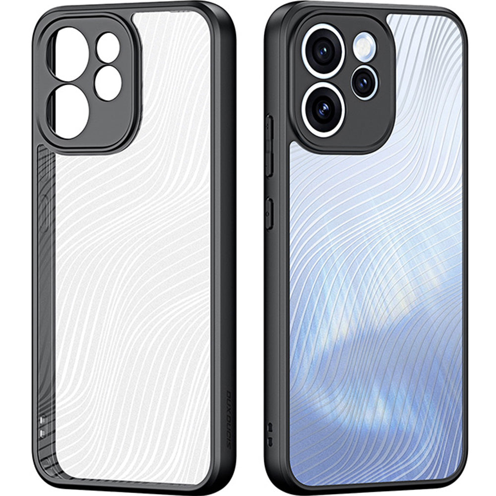 Handyhülle für Oppo Reno 15 F / 15 FS, Dux Ducis Aimo, Transparent mit Schwarzen Rahmen