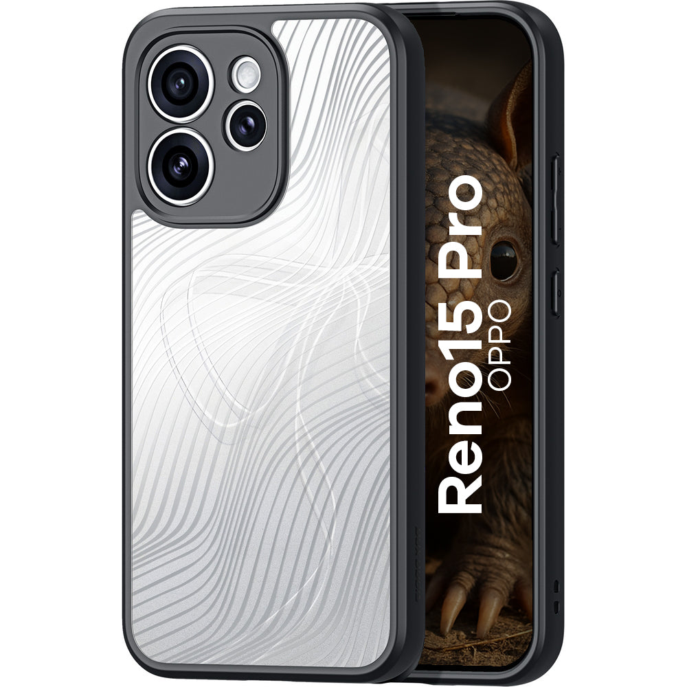 Handyhülle für Oppo Reno 15 Pro, Dux Ducis Aimo, Transparent mit Schwarzen Rahmen