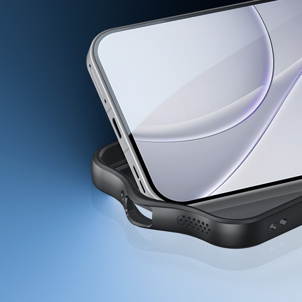 Handyhülle für Oppo Reno 15 Pro, Dux Ducis Aimo, Transparent mit Schwarzen Rahmen
