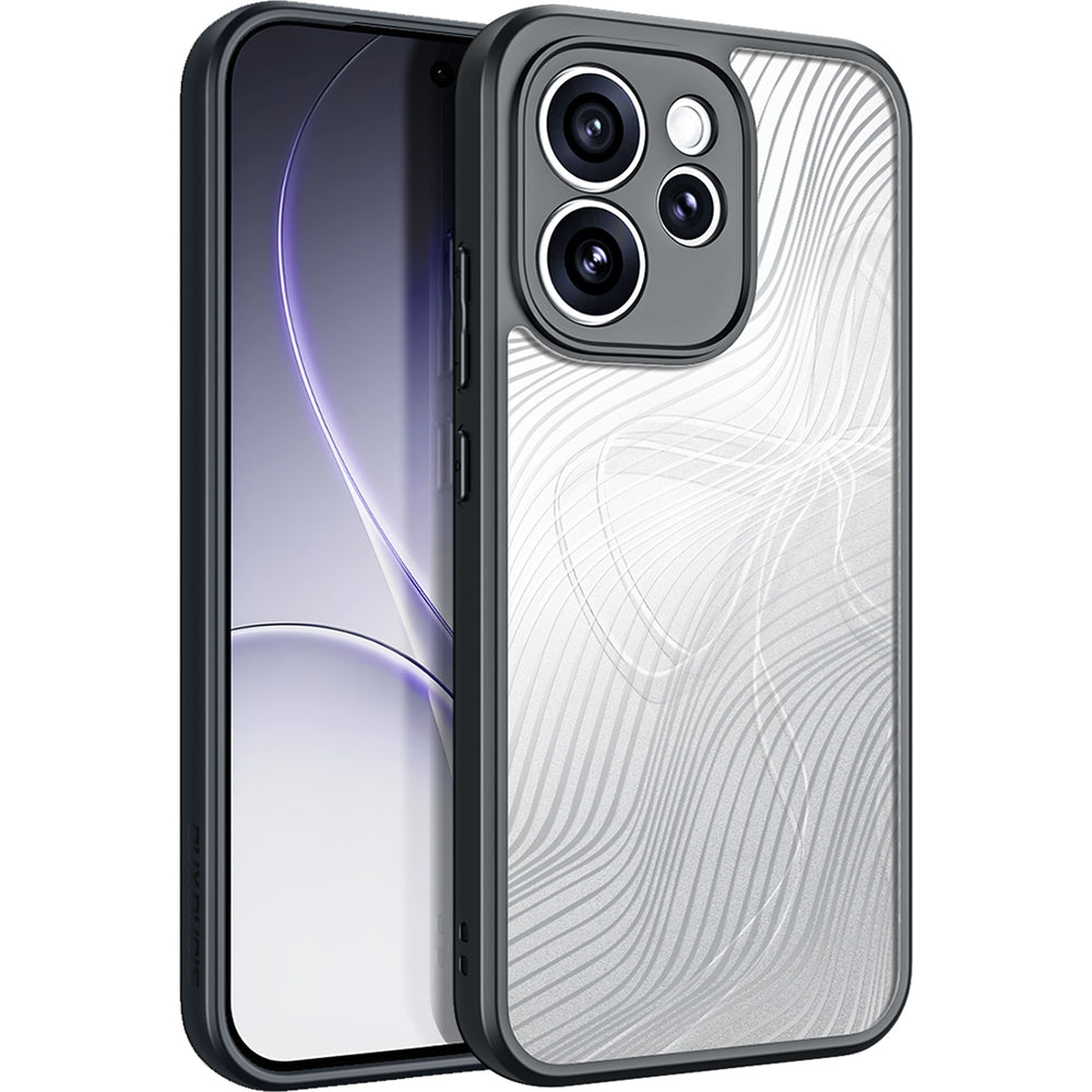 Handyhülle für Oppo Reno 15 Pro, Dux Ducis Aimo, Transparent mit Schwarzen Rahmen