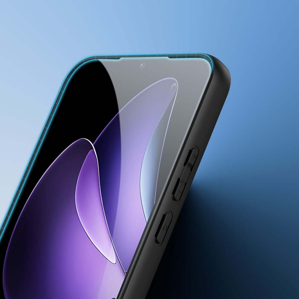 Handyhülle für Oppo Reno13, Dux Ducis Aimo, Transparent mit Schwarzem Rahmen