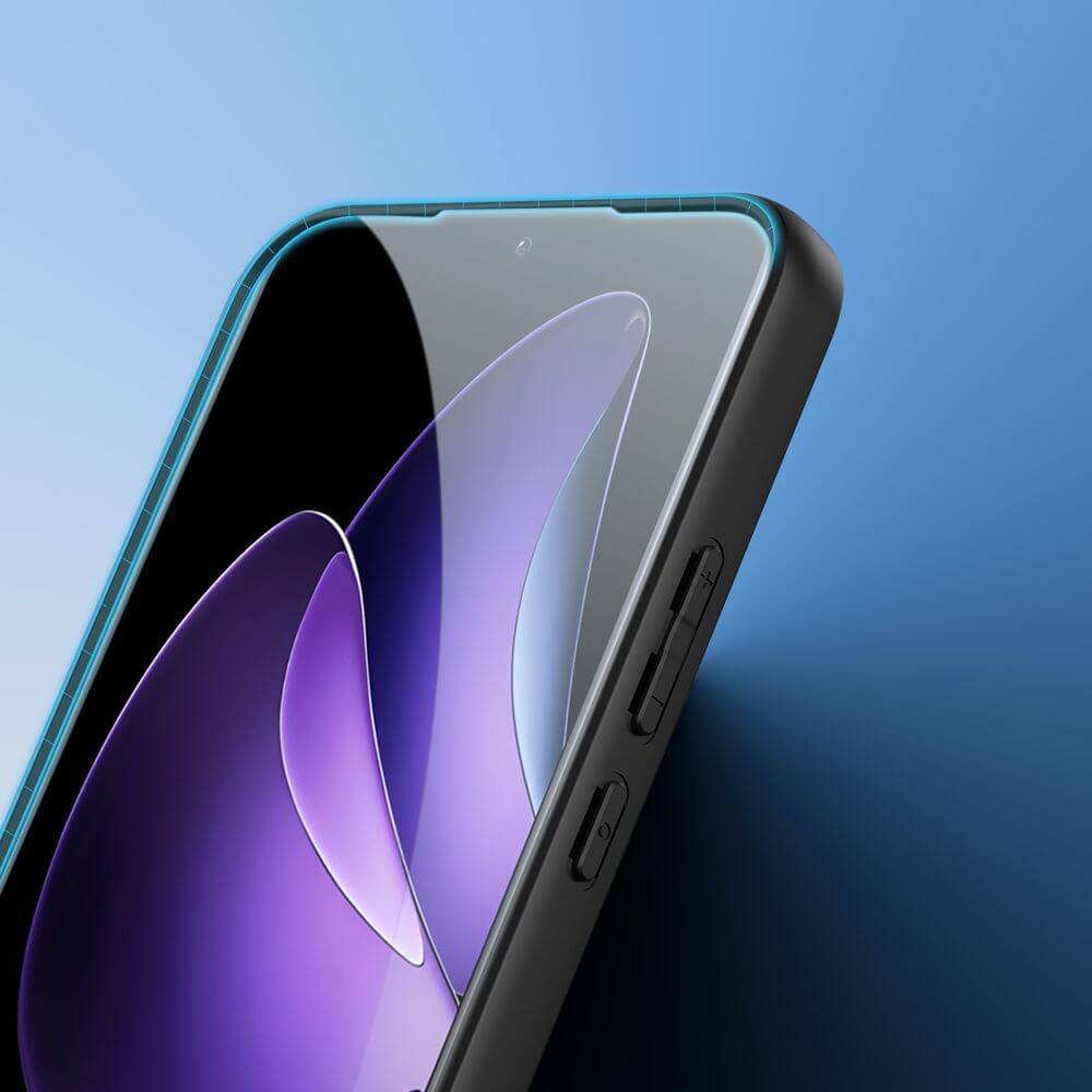 Handyhülle für Oppo Reno13 Pro, Dux Ducis Aimo, Transparent mit Schwarzem Rahmen