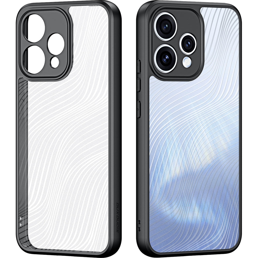 Handyhülle für Oppo Reno 15, Dux Ducis Aimo, Transparent mit Schwarzen Rahmen